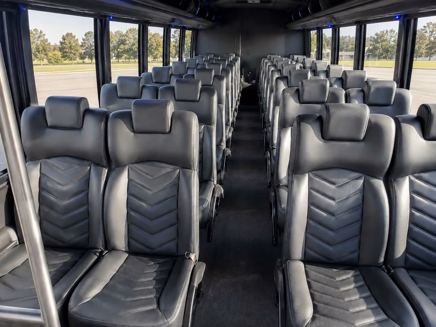 18 passenger minibus inside