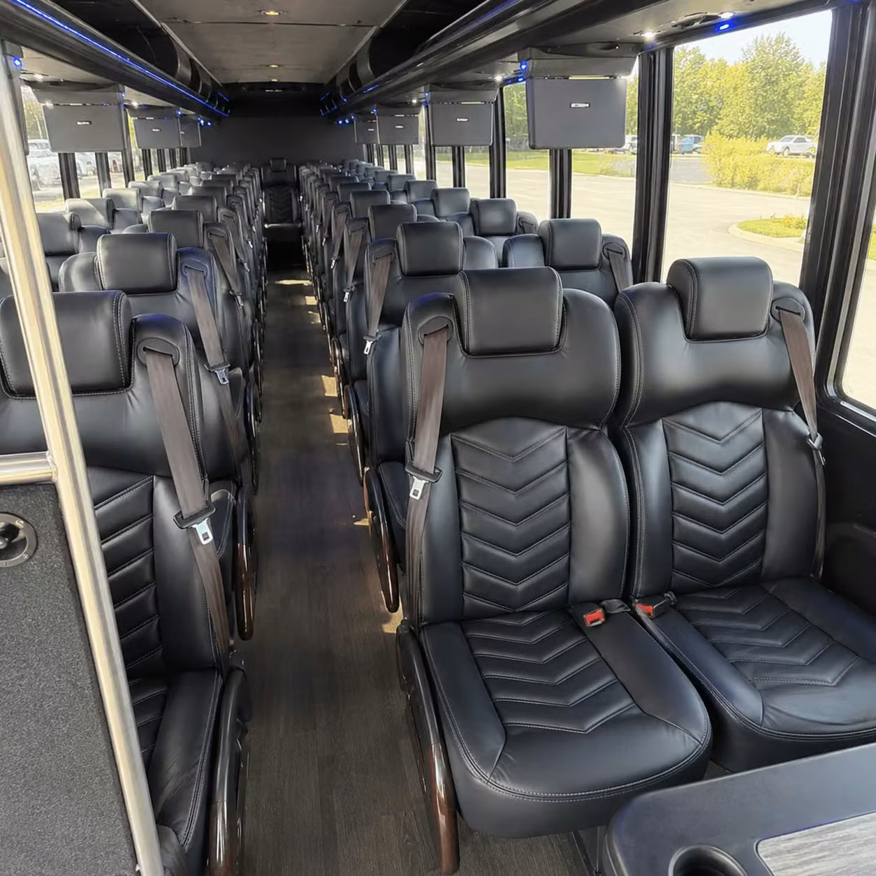 25 passenger minibus interior