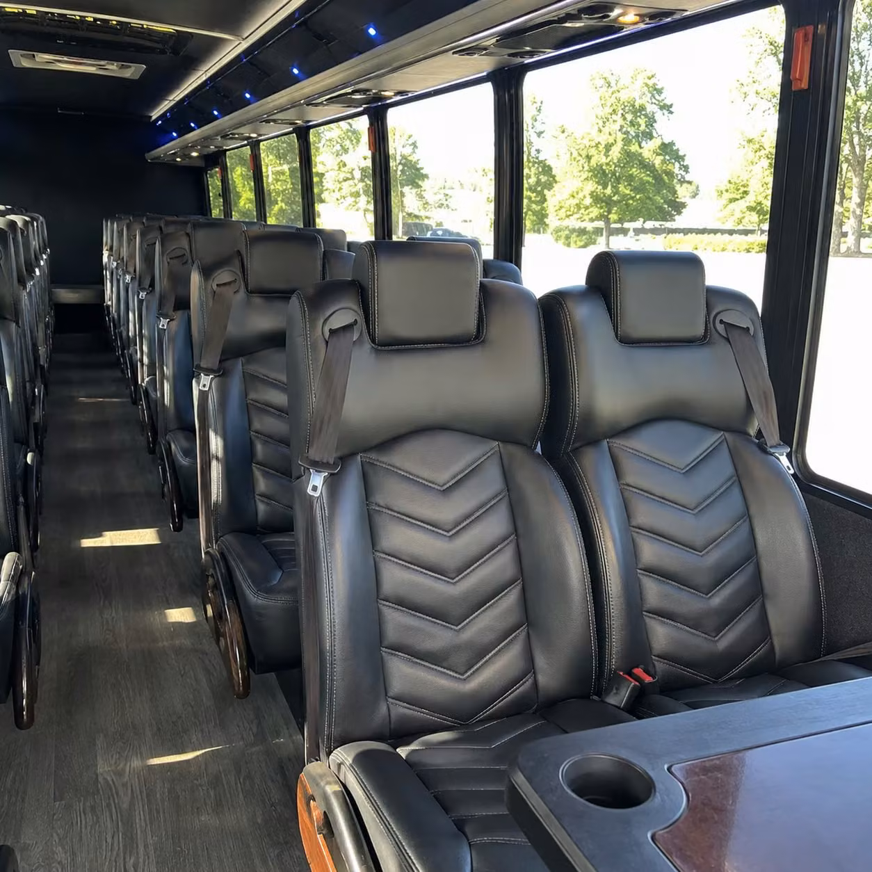 35 passenger minibus inside