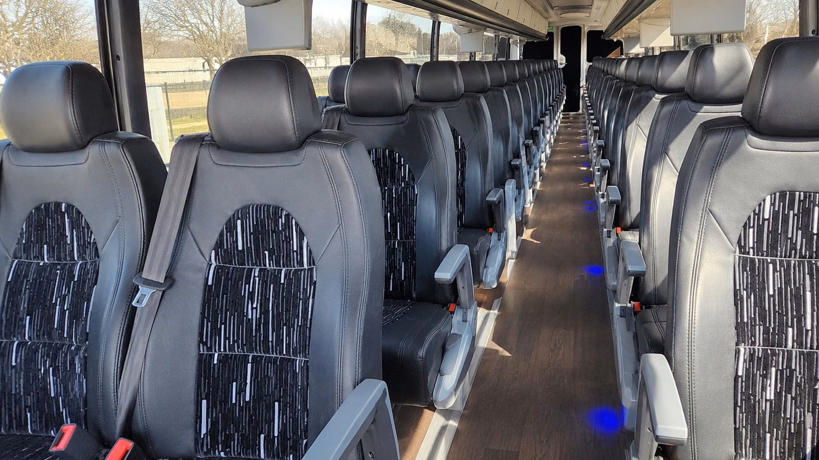 how bus type and size affect charter bus prices in rockville maryland