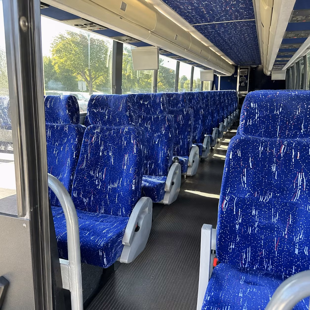 rockville charter bus interior gallery
