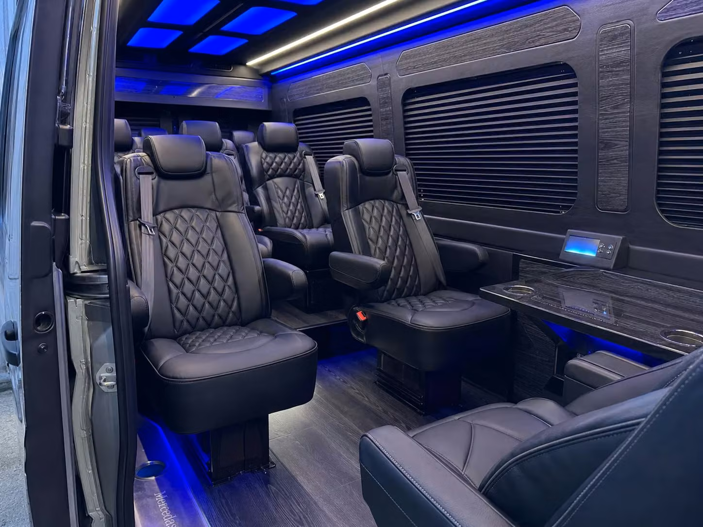 sprinter van with driver interior